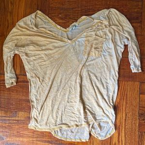 Express one eleven short sleeve top orange